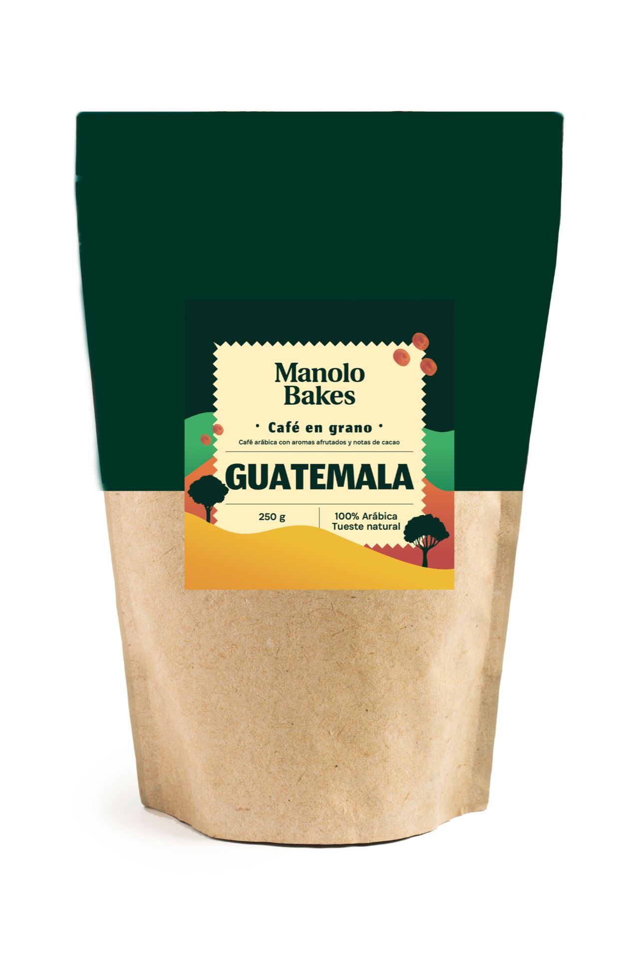 CAFÉ EN GRANO ORIGEN GUATEMALA (250GR)