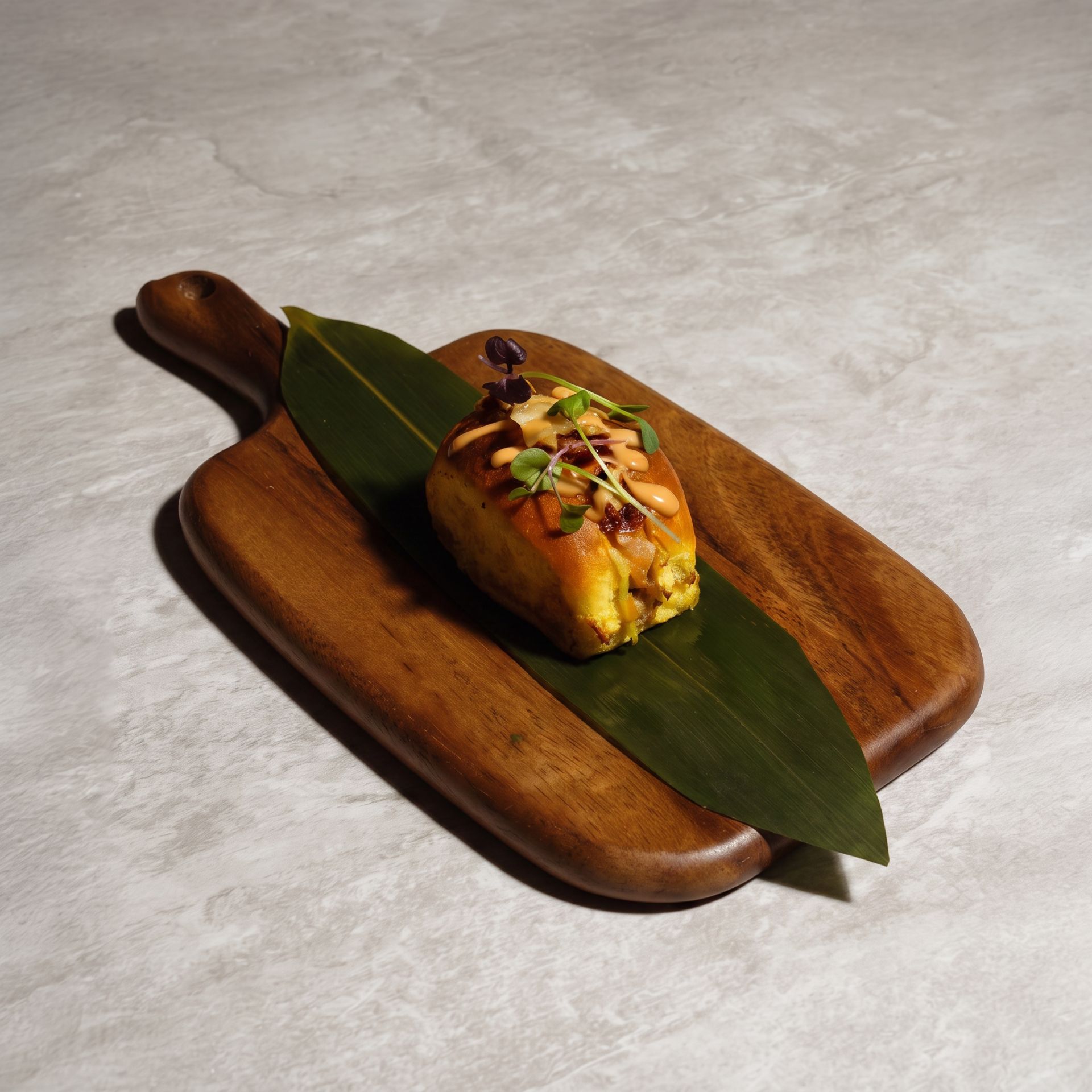 Mini pulled pork brioche