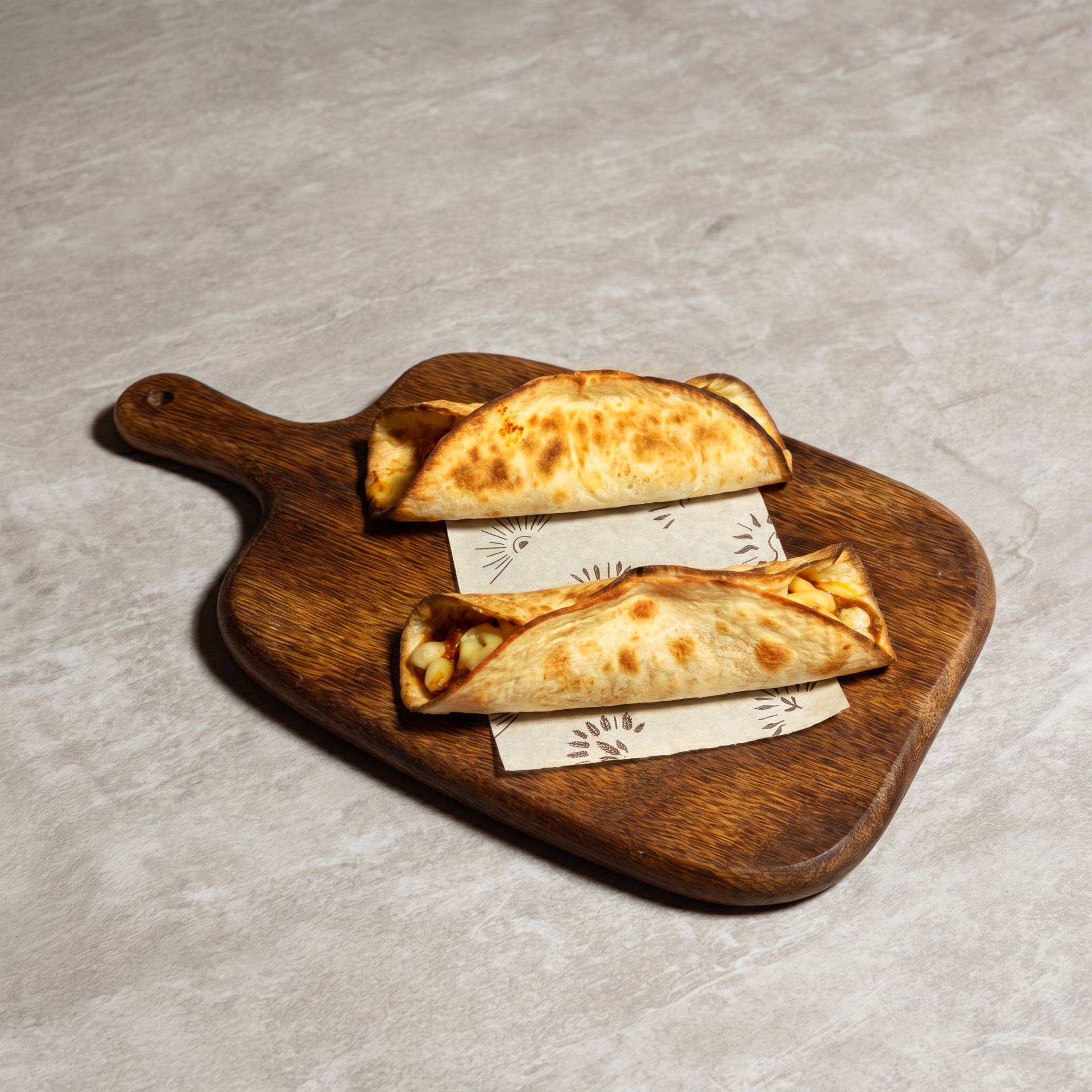 Tacos al pastor whith cheese