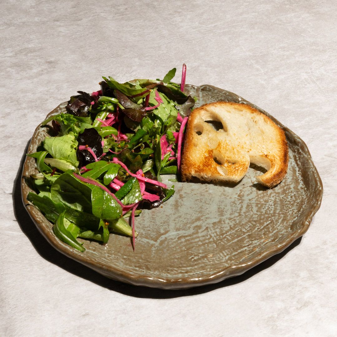 Ensalada y pan