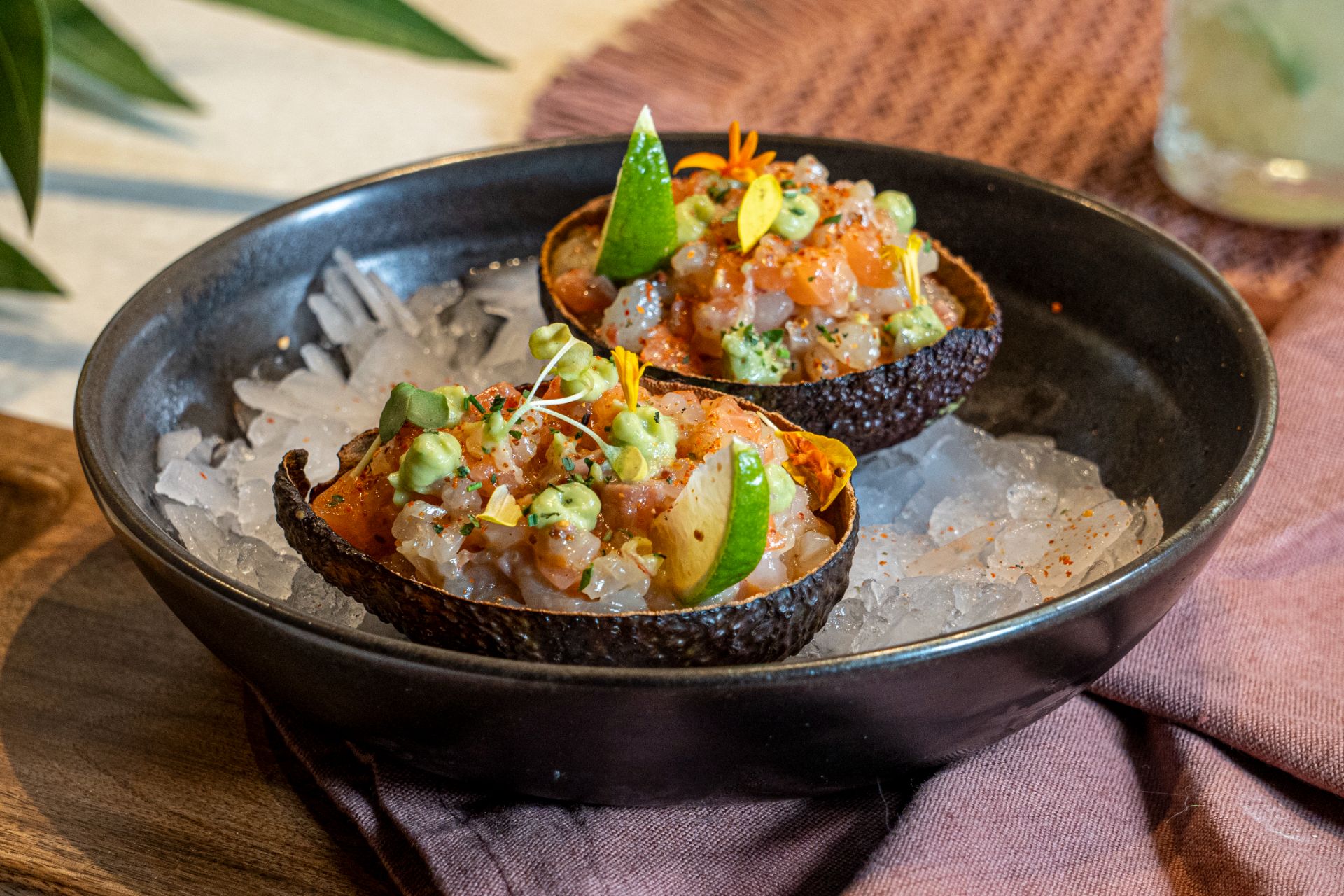 Tartar salmón