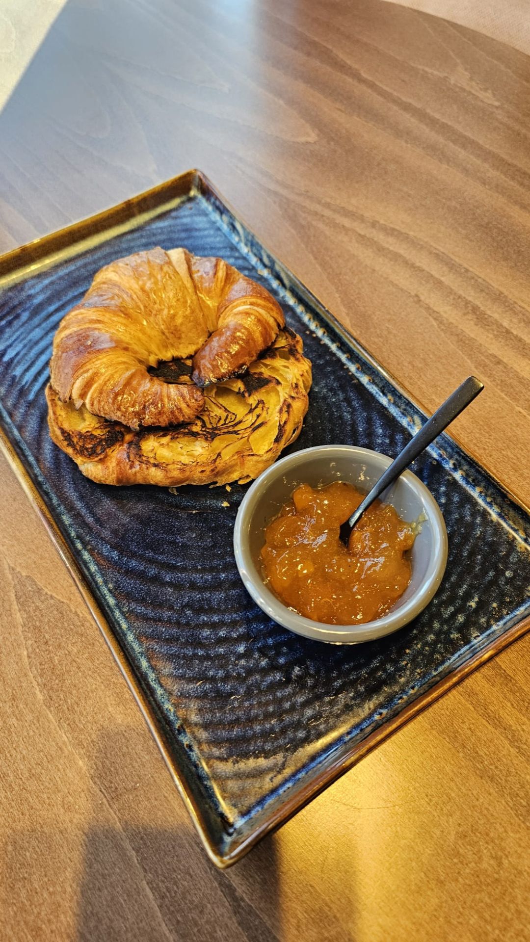 Croissant plancha