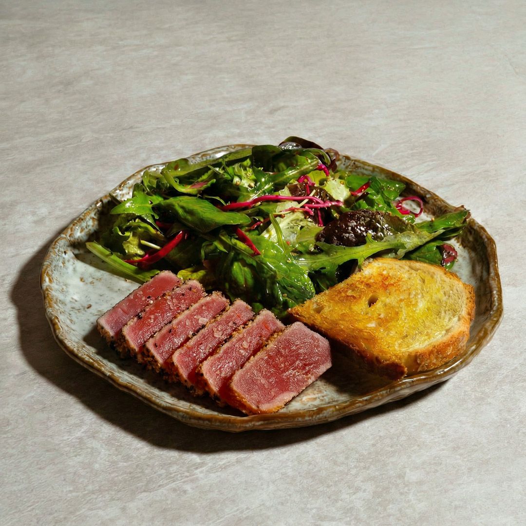 Tataki de atún fresco salvaje